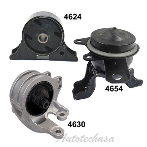 Engine Motor & Transmission Mount M1138 For Mitsubishi Endeavor 4624 4630 4654