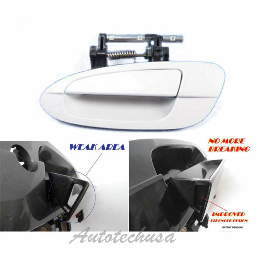 Pour Nissan Altima Extérieur Arrière Gauche QX3 Perle Blanc Motorking Porte Anse
