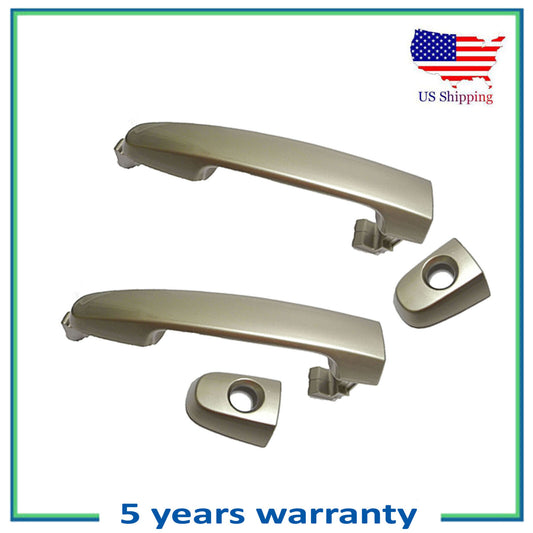 Front Outer Door Handle Set For 02-06 TOYOTA Camry Desert Sand Mica 4Q2 DS528