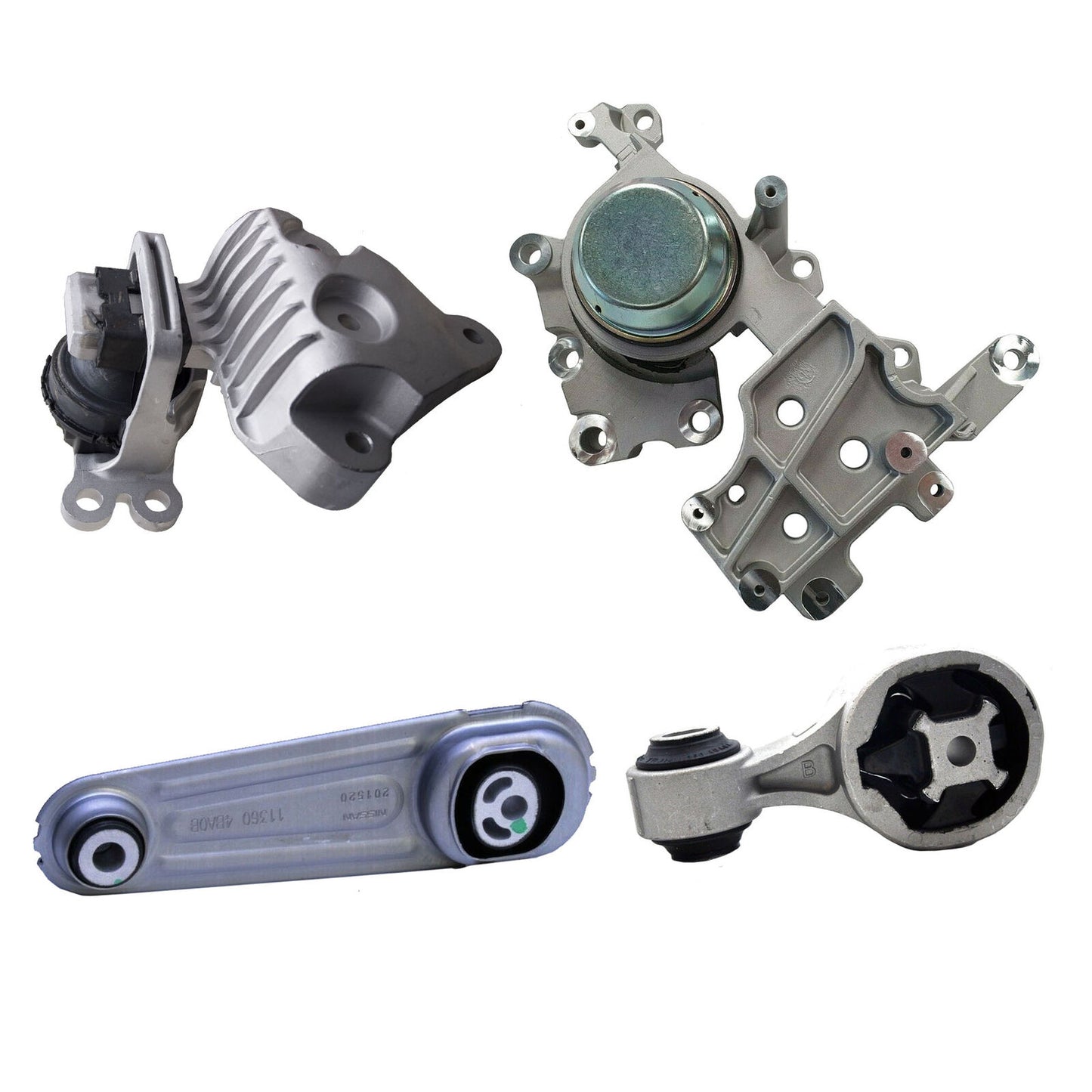 4PCS Motor & Automático Cvt Transmission Montaje Para 14-19 Nissan Rogue 2.5L