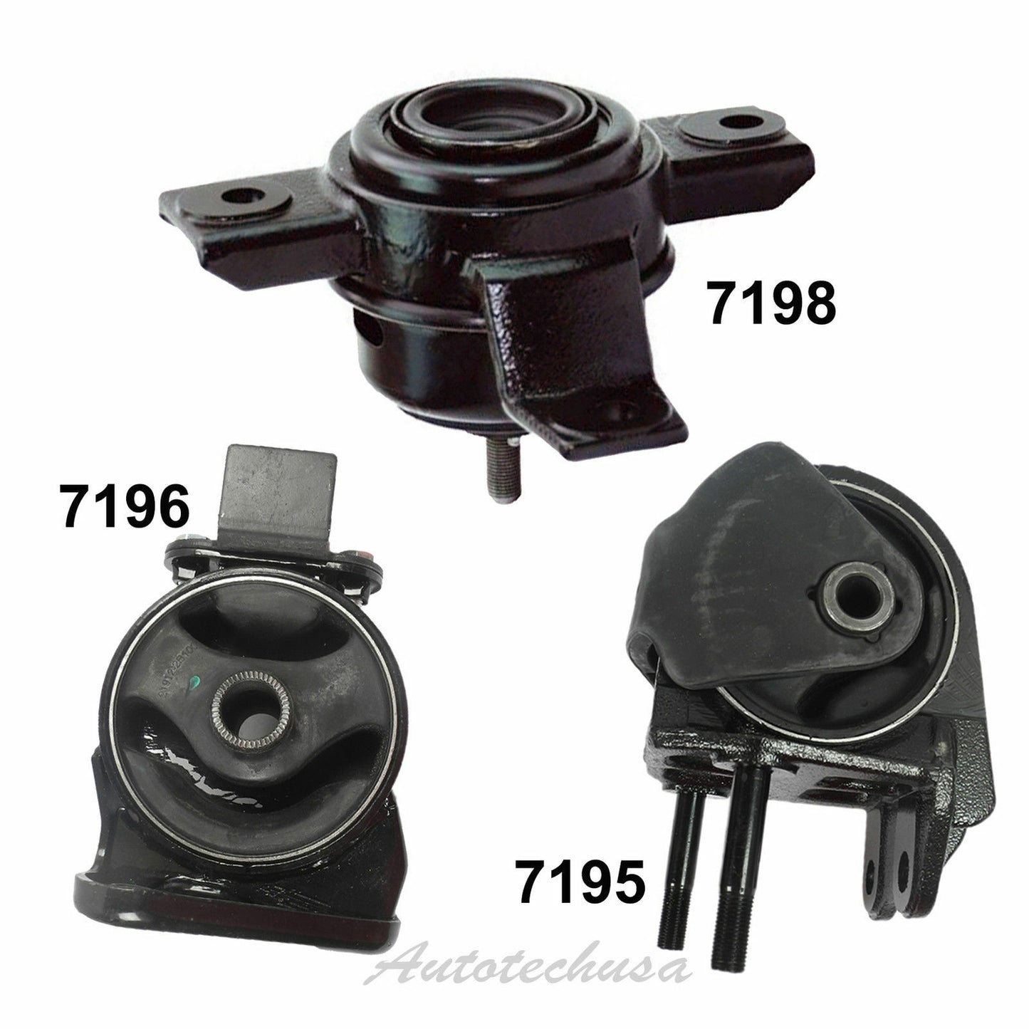 Engine Motor & Trans Mount Auto M1262 For Santa / Fe Sorento 2.4L 7195 7196 7198