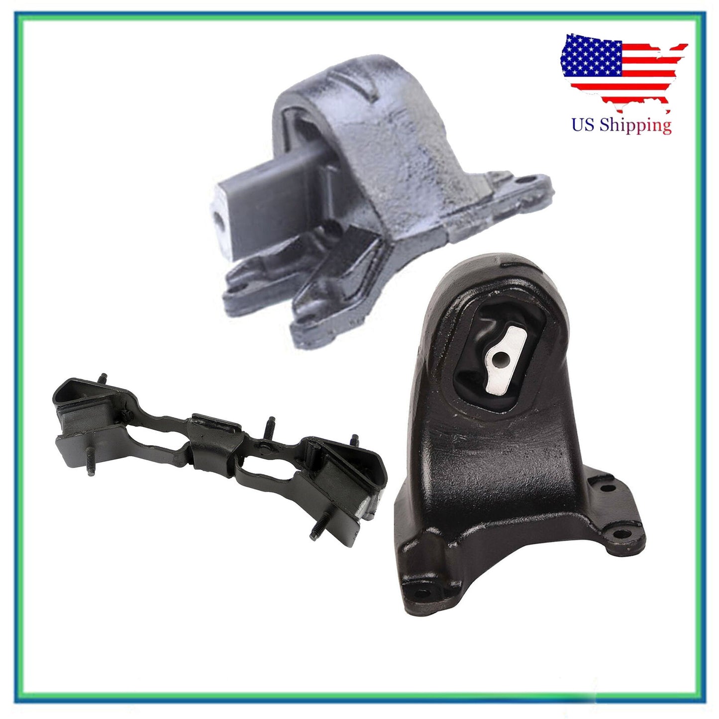 3PCS avant Gauche, Droit Moteur & Trans Montage Pour 12-17 Jeep Wrangler 3.6L