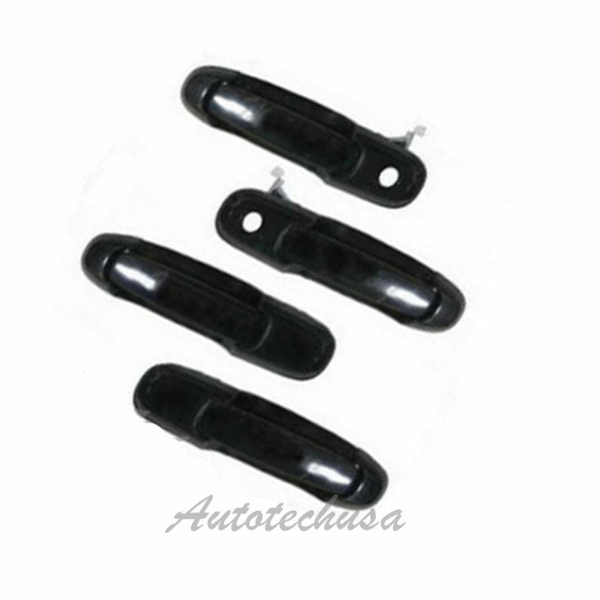 DS71 Avant & Arrière Extérieur Porte Poignée Non Peint Set 4 Pour 98-03 Toyota