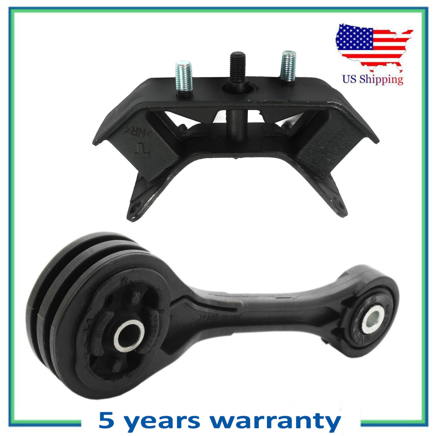 Set 2PCS Moteur & Auto Trans Montage Pour 6723 6724 Subaru Legacy Outback 2.5