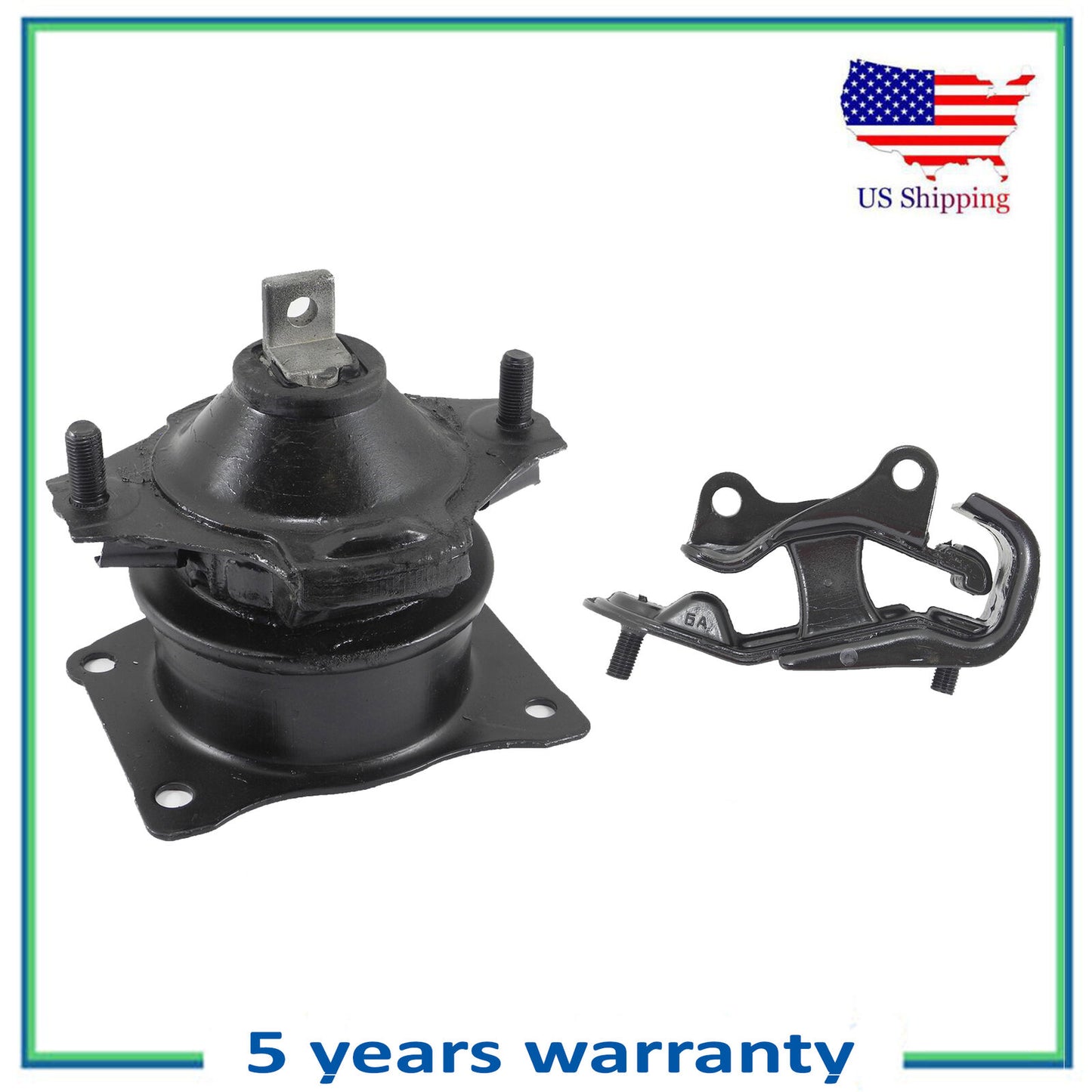 2PCS Engine Motor & Trans Mount For 2003-2007 Honda Accord 3.0L 4526 4524