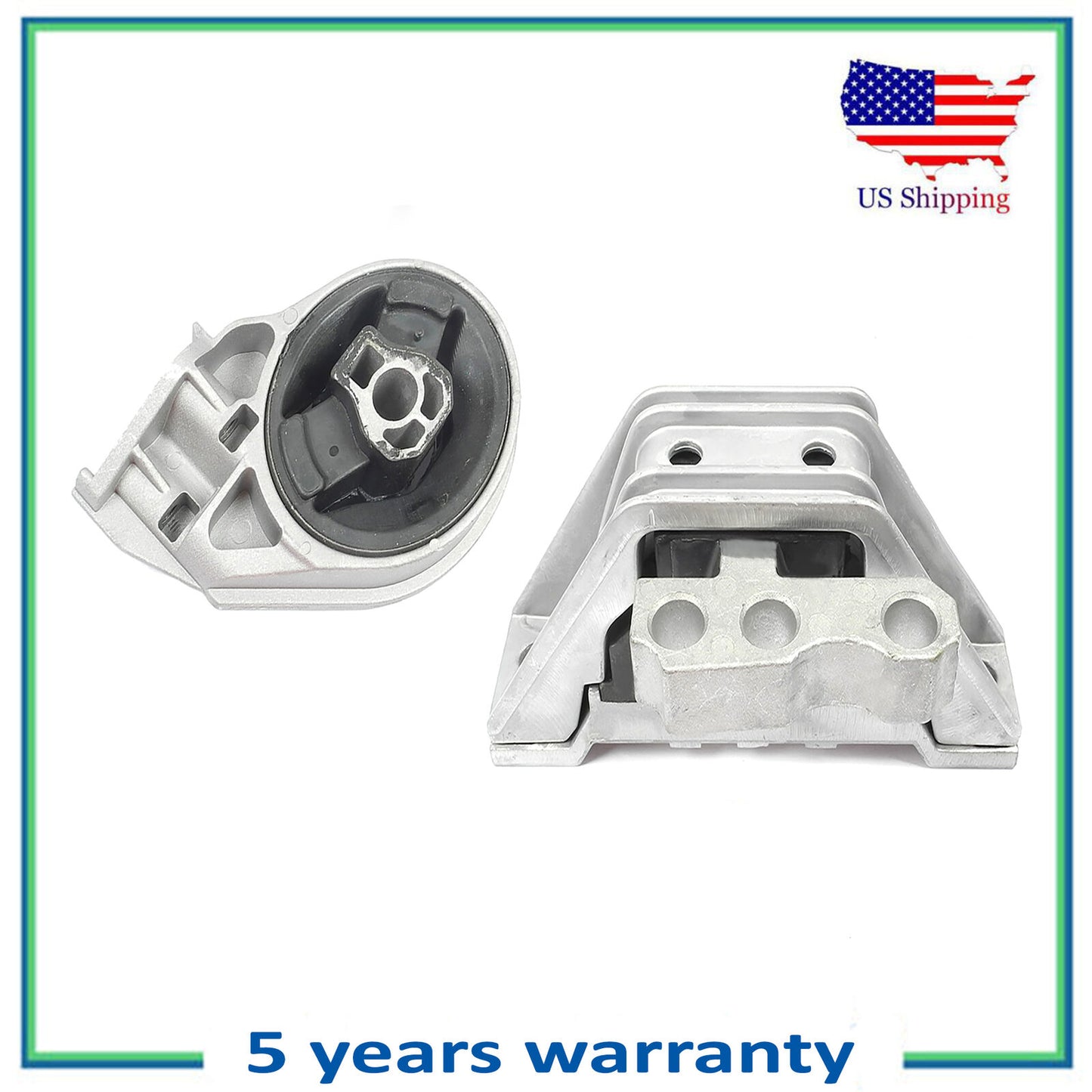 2PCS Engine Motor & Trans Mount For Chevrolet Cobalt HHR Pointiac G5 2.2L 2.4L
