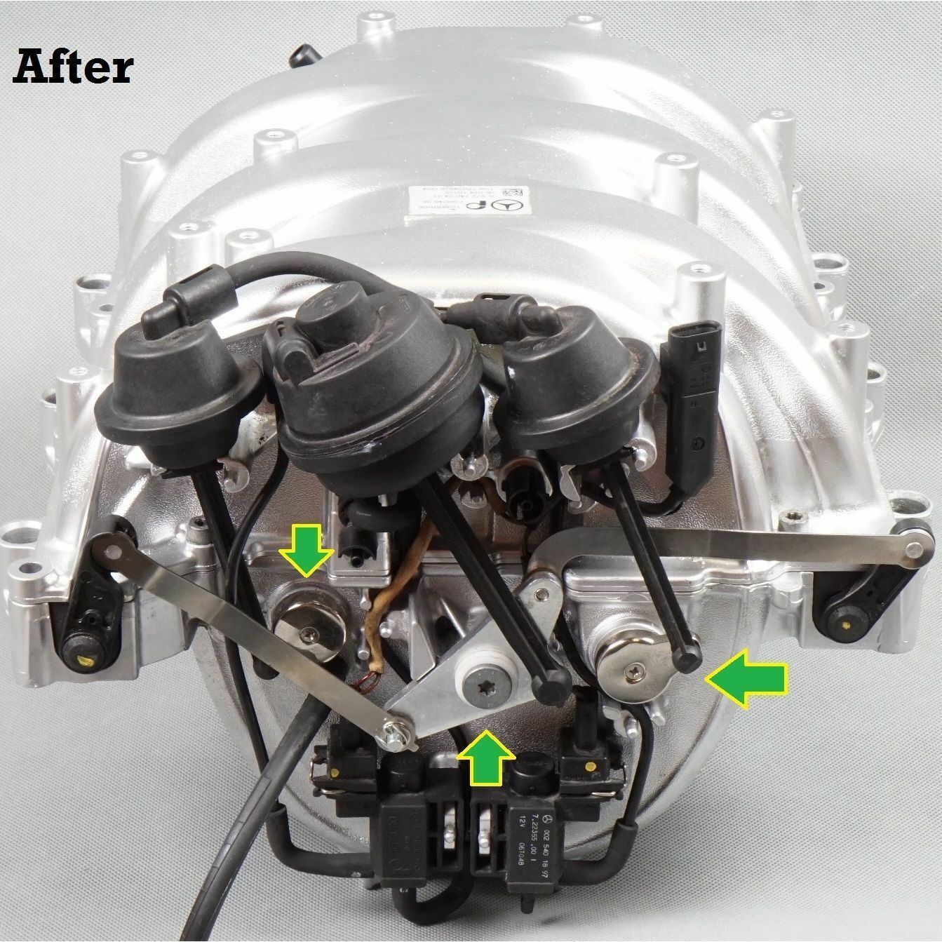 Collecteur Admission Air Métal Rabat Chemin Réparation Kit Pour Mercedes C GLK E