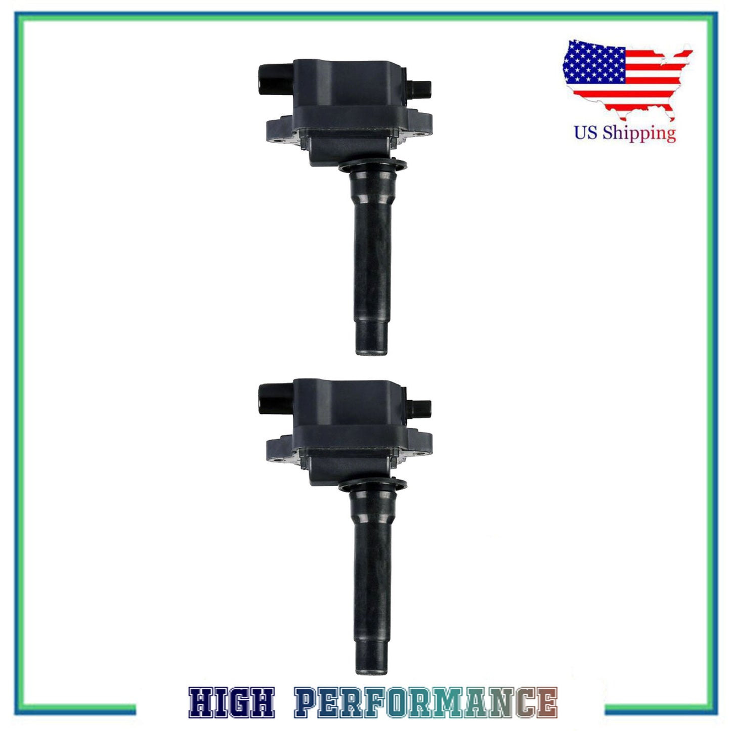 UF283 C1146 E501C 0K013-18-100 Ignition Coil Set 2PCS For 95-02 Kia Sportage 2.0