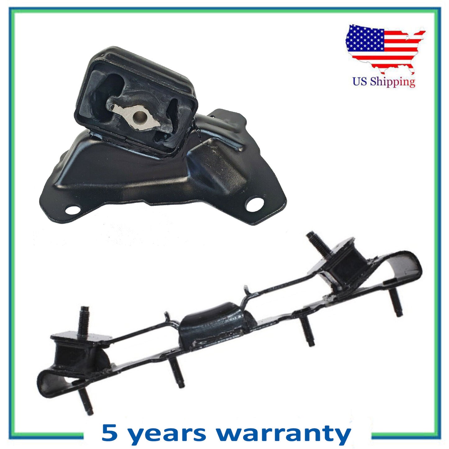Juego 2PCS Motor & Trans. Montaje Para 2008-2012 Dodge Nitro Jeep Liberty 3.7L
