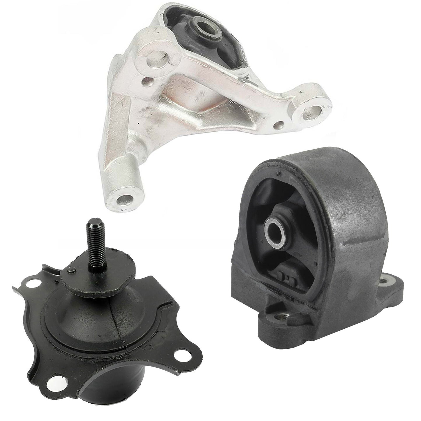 3PCS Engine Motor Mount For 2001-2005 Honda Civic 1.7L Manual 6589 4539 6588