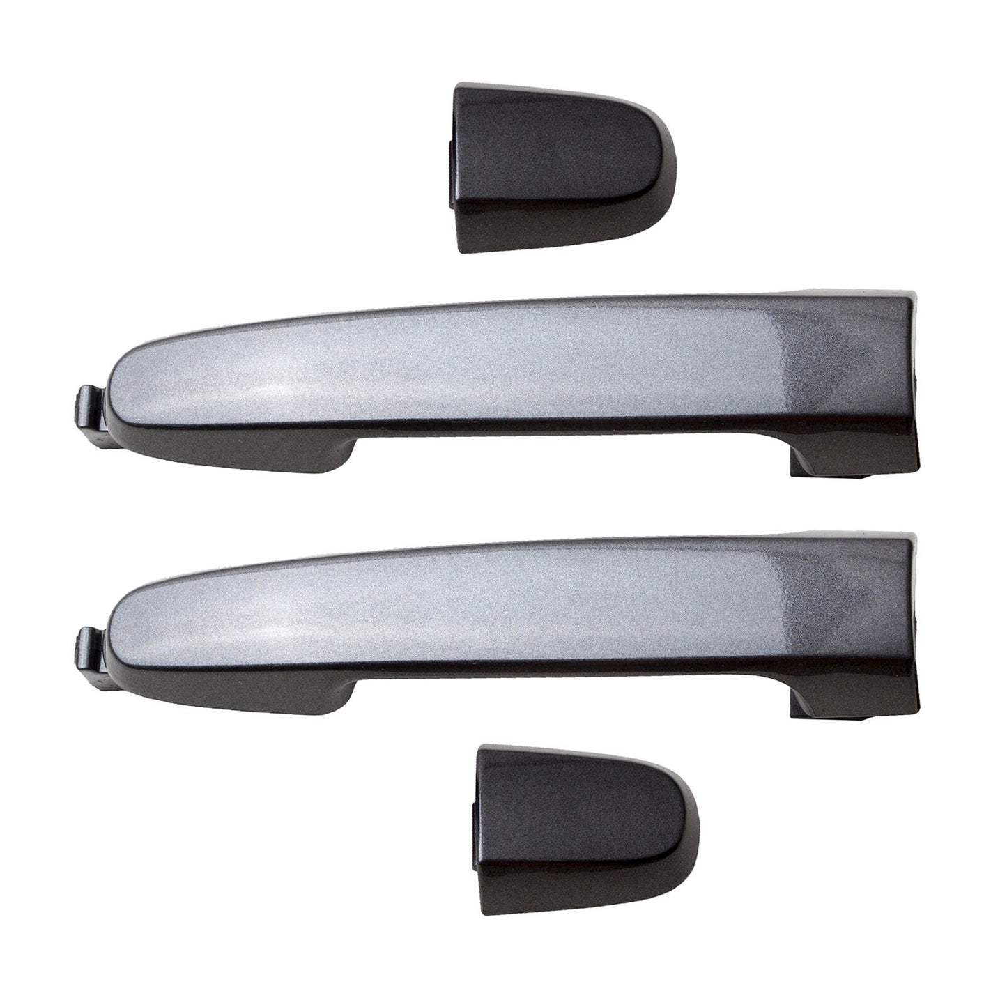 Rear Pair Set 2PCS Outside Door Handle 1G3 Gray For 03-10 Pontiac Vibe 1.8 2.4L