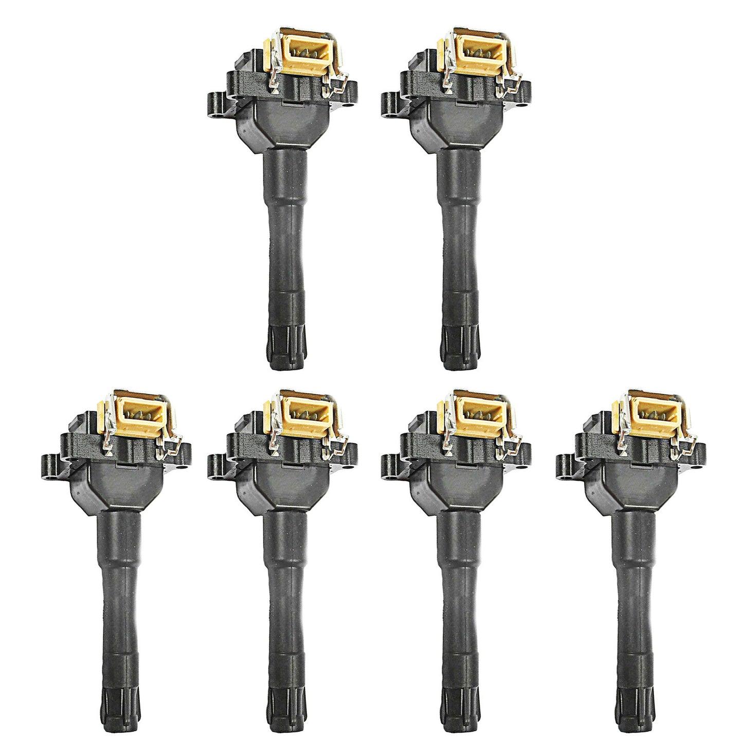 6Pcs Ignition Coil Kit For BMW E32 E34 E38 325i 530i 740i M42 M50 M60 S50 UF226