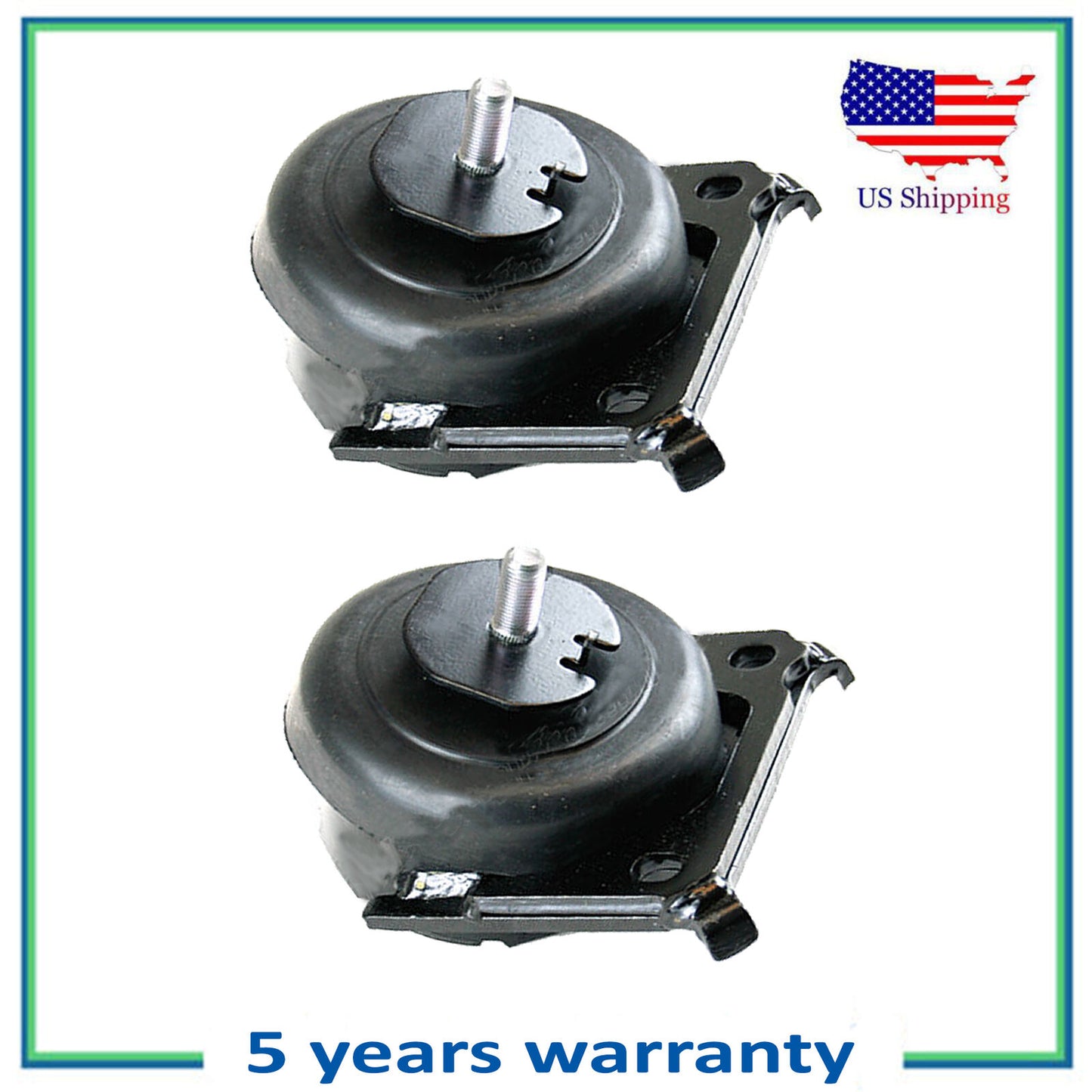 Front L & R Engine Motor Mount For Set 2pcs Toyota 4Runner FJ Cruiser Tacoma 4.0