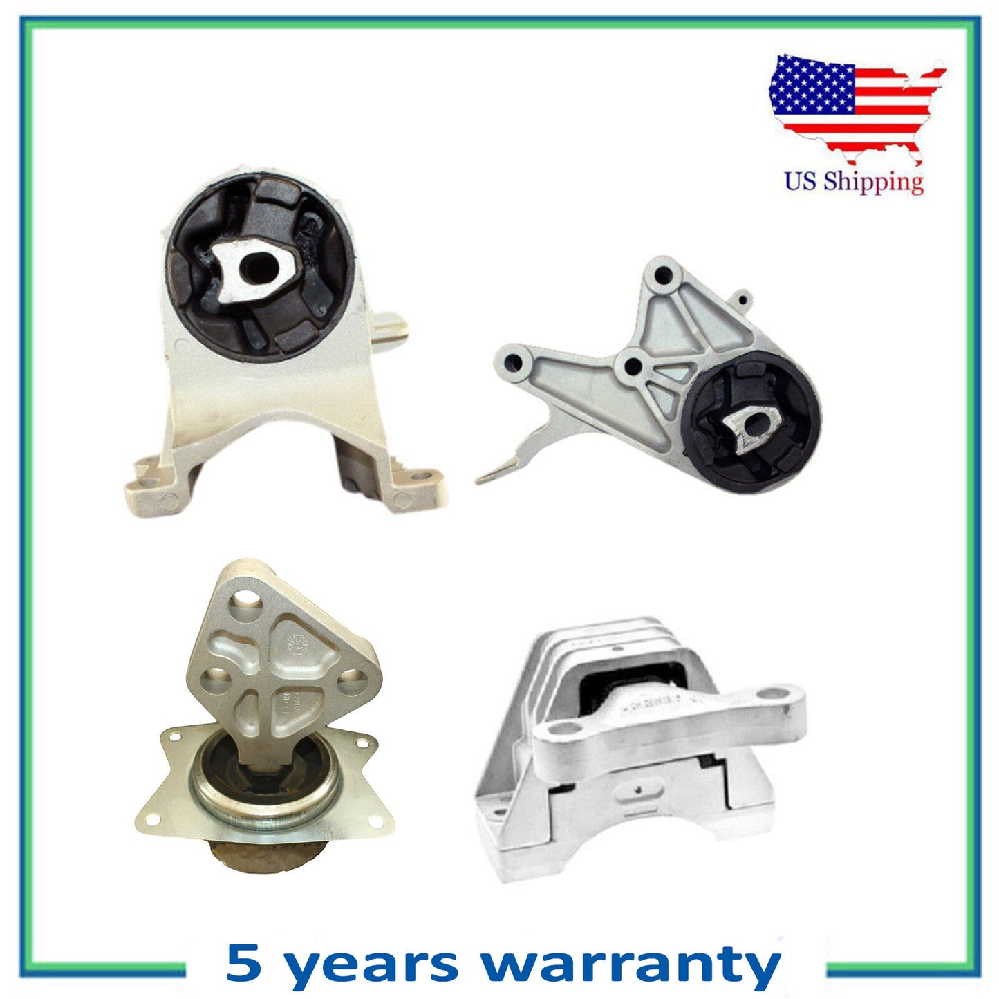5398 5503 5504 5598 Trans Engine Motor Mount For 09-12 Chevrolet Malibu 2.4L