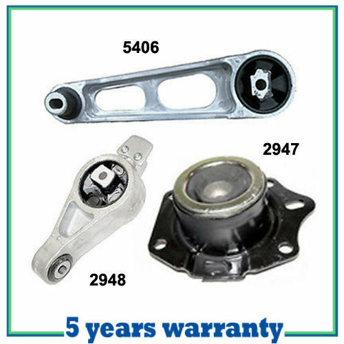 M422 Moteur Montage Pour 01-09 Chrysler PT Cruiser 2.4L Set 3PCS Suralimentés