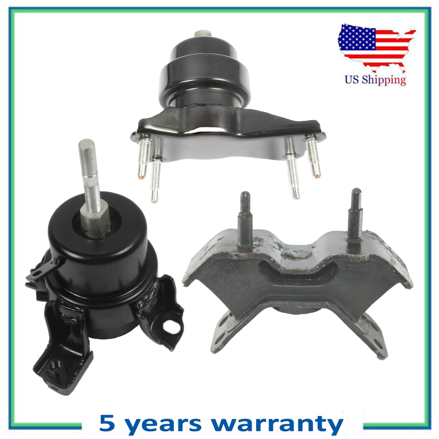 Engine Motor & Trans Mount 4202 4201 7276 For 1999-2003 Lexus RX300 3.0L 3PCS