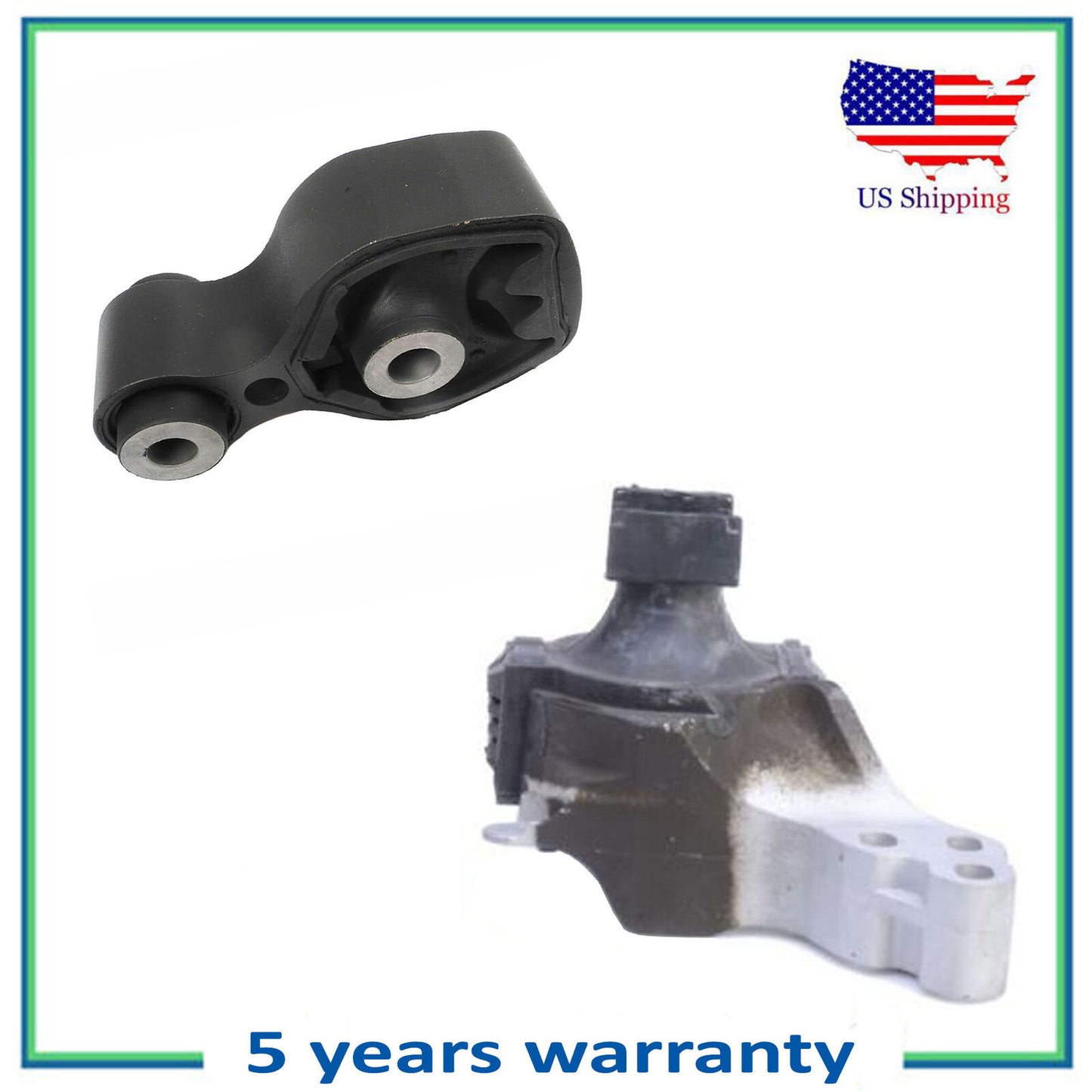Set 2PCS Right & Rear Engine Motor Mount for Auto. For 2014-2017 Mazda 6 2.5L L4
