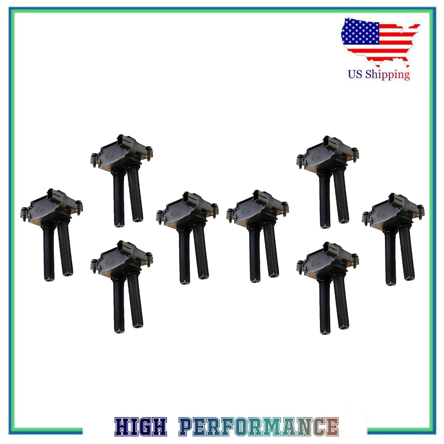 Set 8PCS Allumage Bobine Pour UF504 Chrysler 300 Dodge Durango RAM 5.7L 6.1L