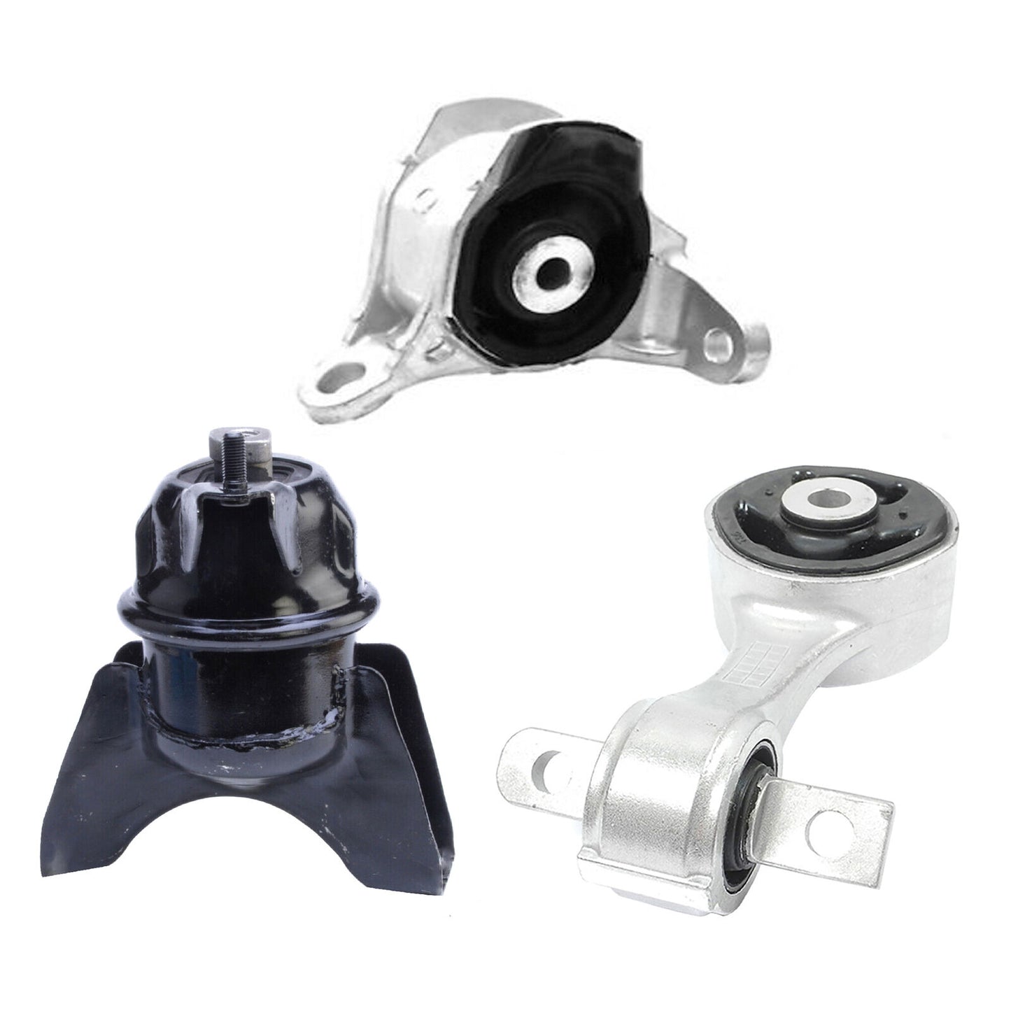 Set 3PCS Engine Motor & Trans Mount for Manual. For 2012-2015 Honda Civic 1.8L