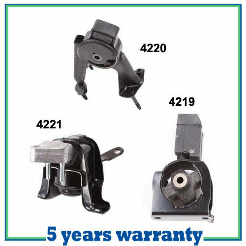 M233 Engine Motor Mount For 2003-2008 Toyota Corolla Pontiac Vibe 1.8L Set 3PCS