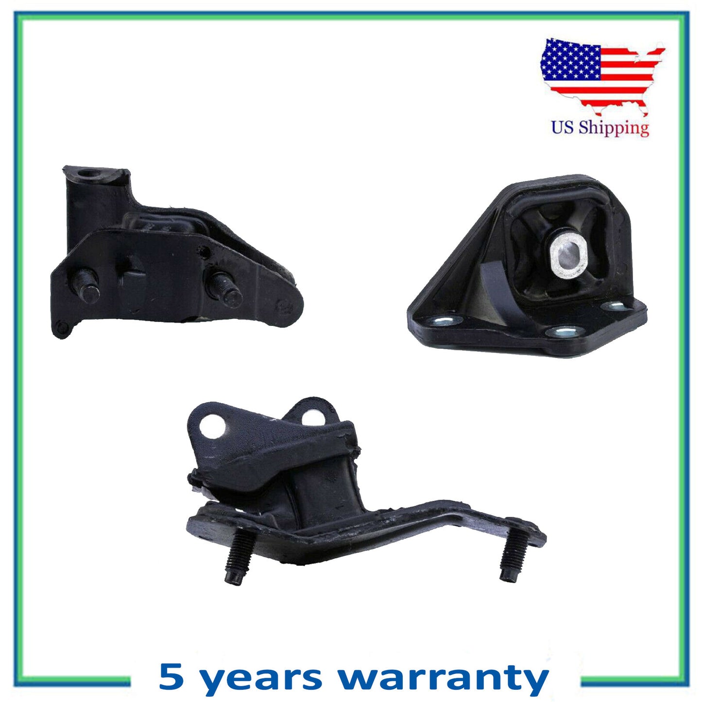 M231 Trans Montage Moteur Pour 03-07 Honda Accord 2.4L 3PCS Auto 4510 4509 4542
