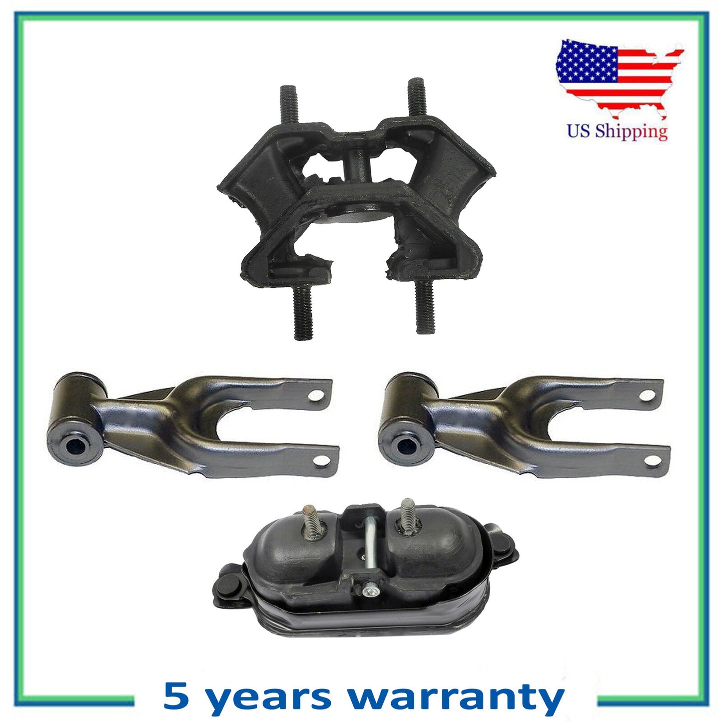 4PCS Moteur & Trans Montage Pour 1997-2004 Buick Siècle 3.1L Regal 3.8L