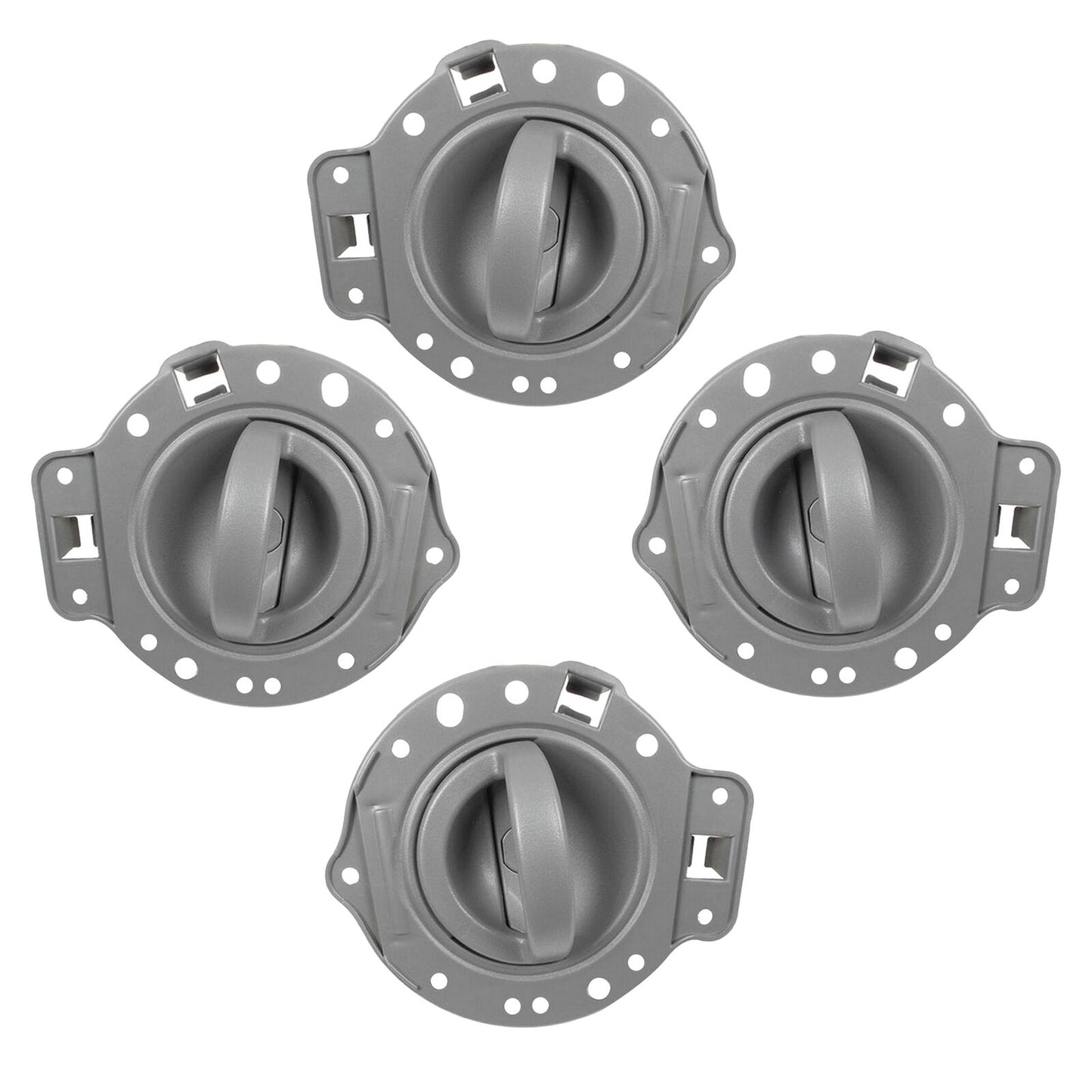 4PCS Interior Puerta Mango DS354 Para 2006-2010 Jeep Comandante Gris