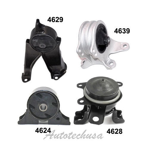 M964 Motor & Trans Halterung 4PCS Für 06-12 Mitsubishi Eclipse Galant 2.4L Für