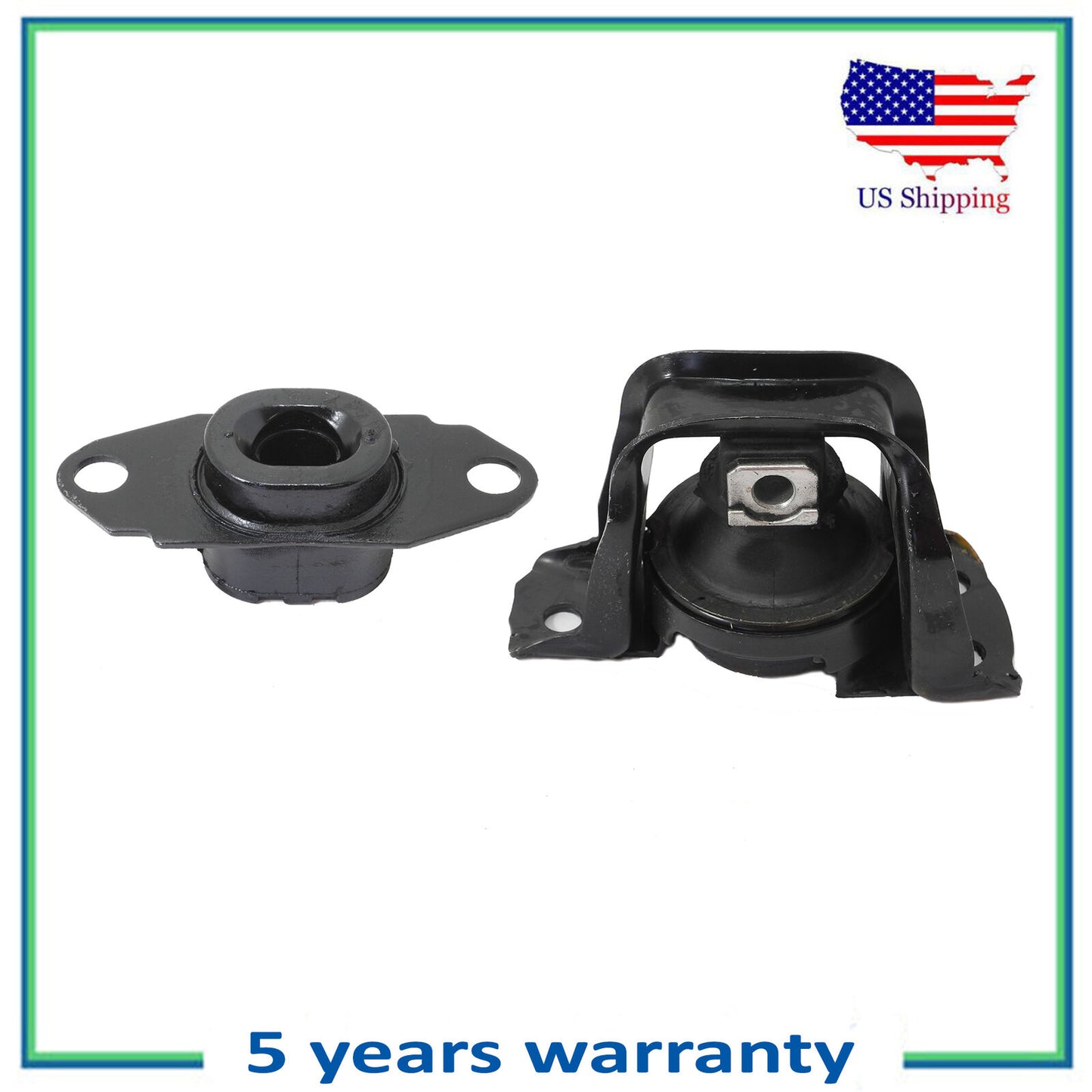 Engine Motor & & Trans Mount For 09-14 Nissan Cube 07-12 Versa 1.8L 4323 4312
