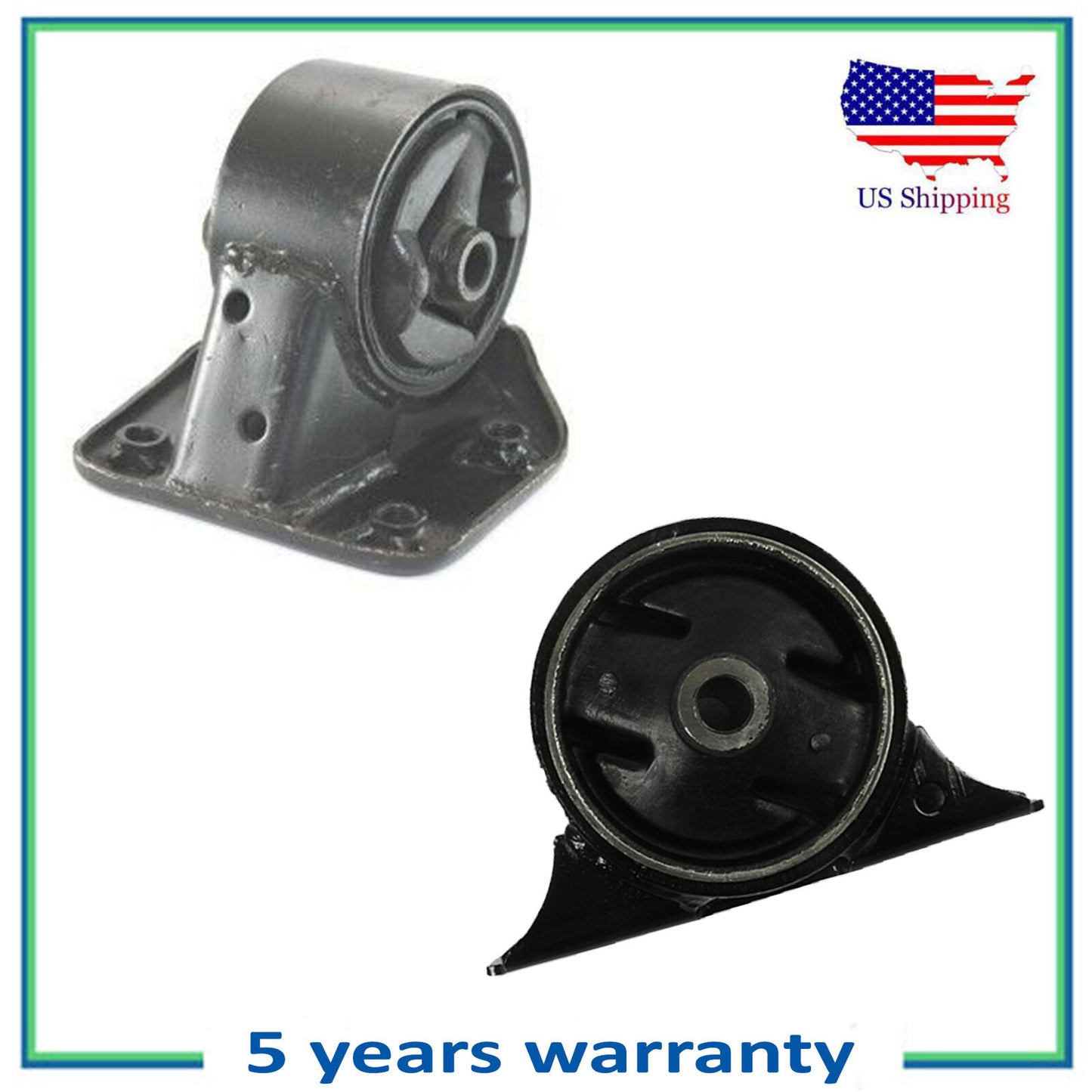 6622 6613 Moteur & Trans Montage Set 2PCS Pour 93-94 Aigle Summit DL 1.5L