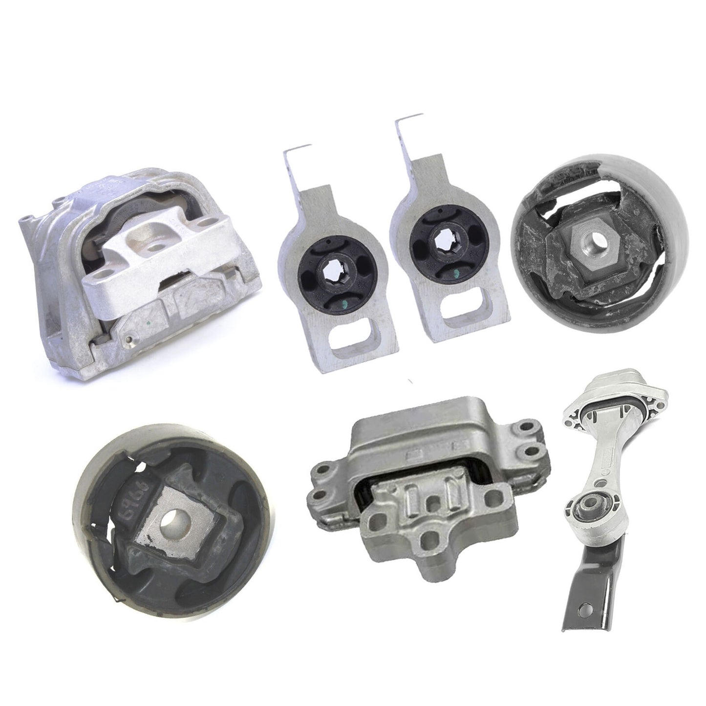 7PCS Motor & Auto. Trans Halterung Für 2008-2009 Audi Tt Quattro 3.2L Coupe