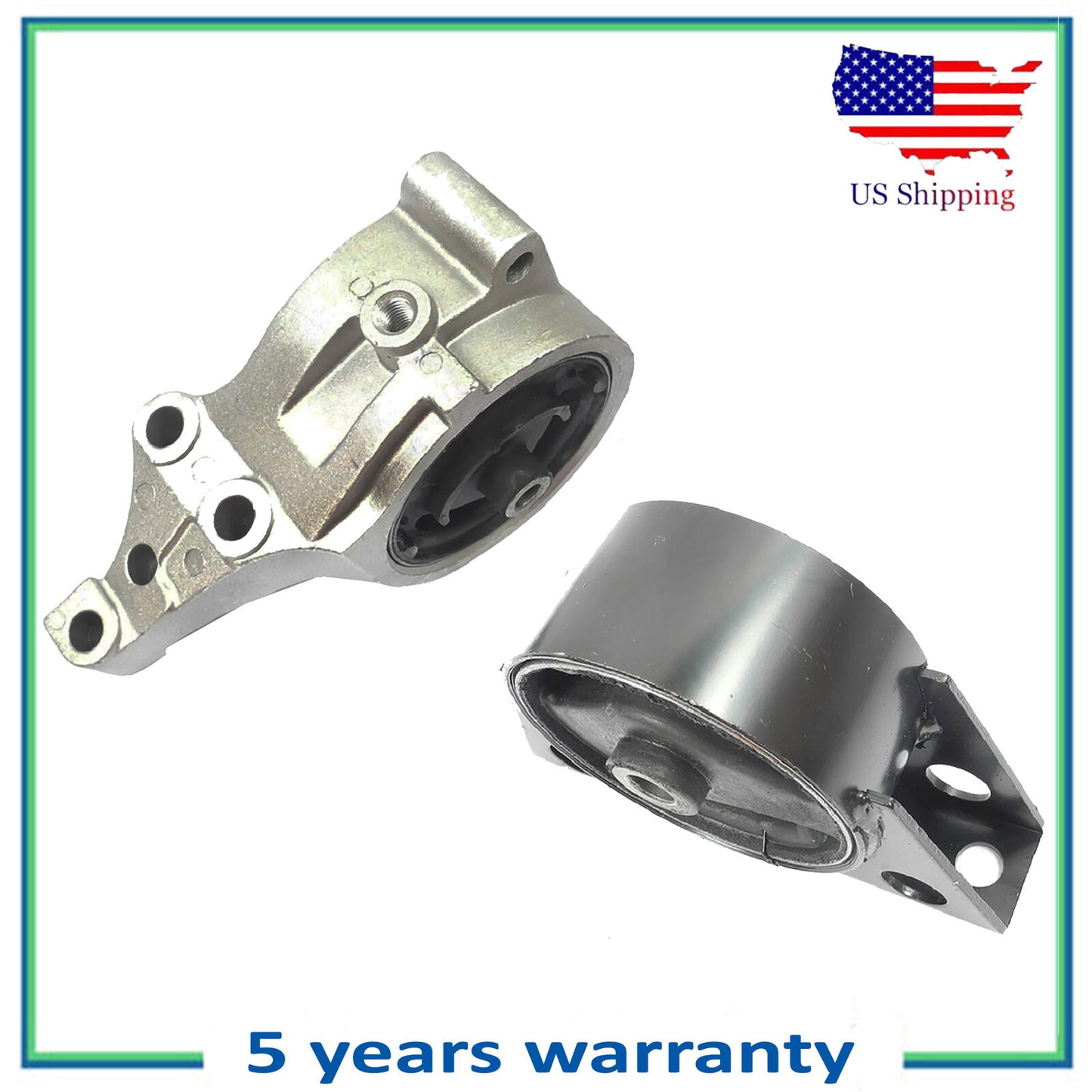 2PCS Moteur Montage Pour 1993-1999 Nissan Altima 2.4L Automatique 6345 6342