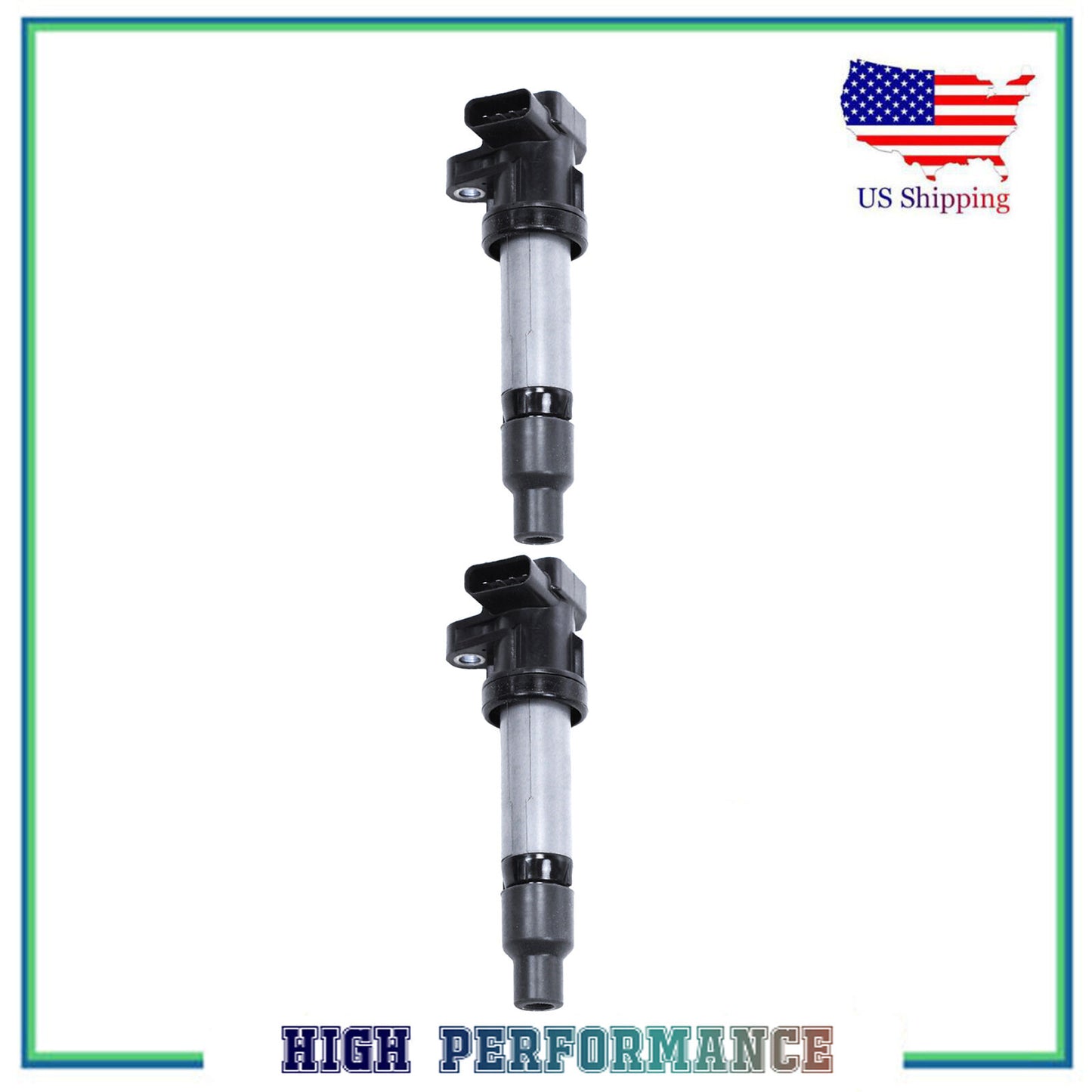 Set 2PCS Ignition Coil For UF564 C1556 12594176 Cadillac Buick Pontiac 4.4L 4.6L