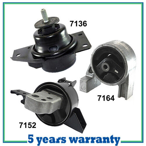 Pour Accent Rio Rio5 1.6L M1164 Set 3 Moteur & Transparent Montage 7136 7152