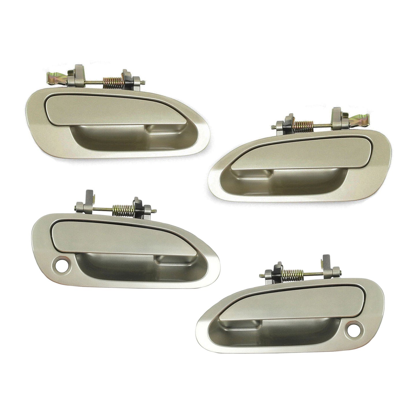 Set 4 Outside Door Handle For 98-02 Honda Accord YR508M Heather Mist Metallic