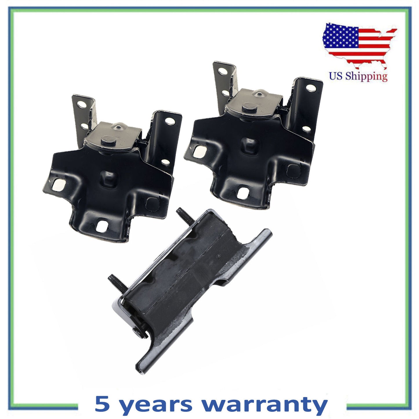 3PCS Moteur & Auto Transparent Montage Pour 04-06 Chevrolet Suburban 1500 5.3L