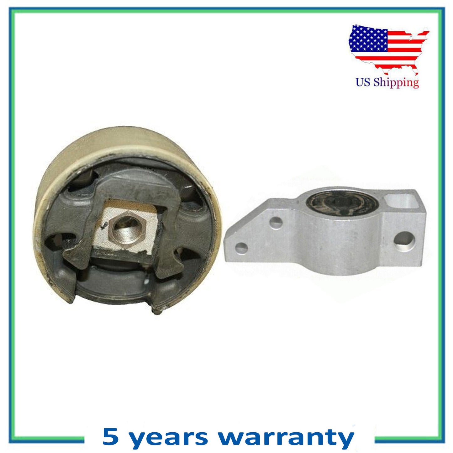 2PCS Engine Motor Mount For Manual Volkswagen VW Eos Jetta Rabbit 6965 6969