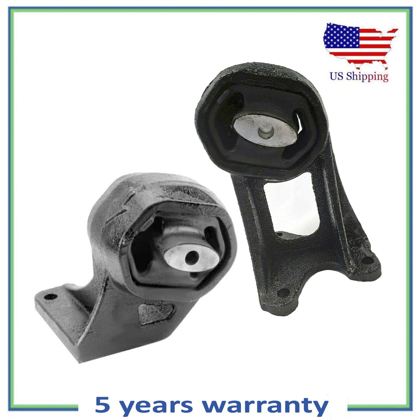 2PCS avant Gauche & Droit Moteur Montage Moteur Pour 05-11 Dodge RAM Dakota 4.7L