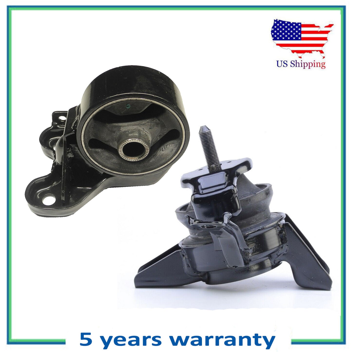 Set 2PCS New Engine Motor Mount Auto Trans For 04-09 Kia Spectra Spectra5 2.0L