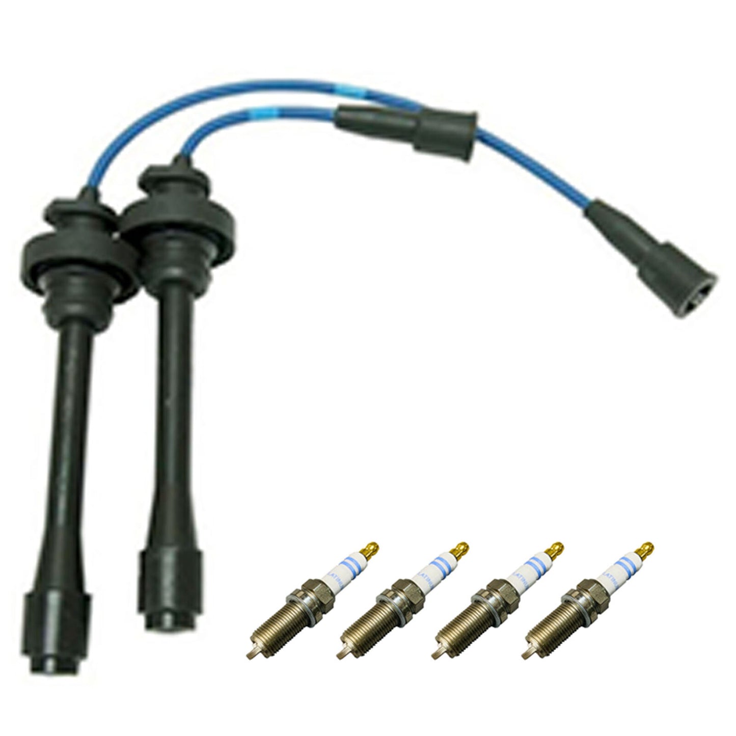 Set NGK 8910 Allumage Prise Câble & Bosch Platine Pour Mitsubishi Chrysler