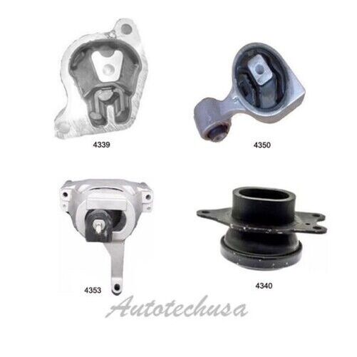 Pour 07-18 Nissan Altima 2.5L Moteur & Trans Montage Set 4PCS Automatique Cvt
