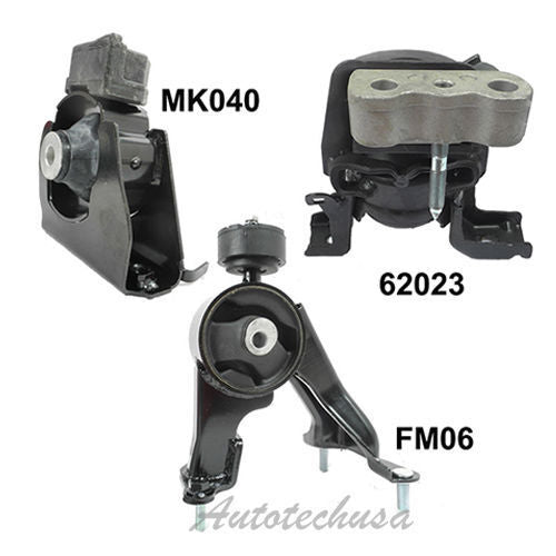 Engine Motor Mount M1183 For 2009-2013 Toyota Corolla / Matrix 1.8L Set 3PCS New
