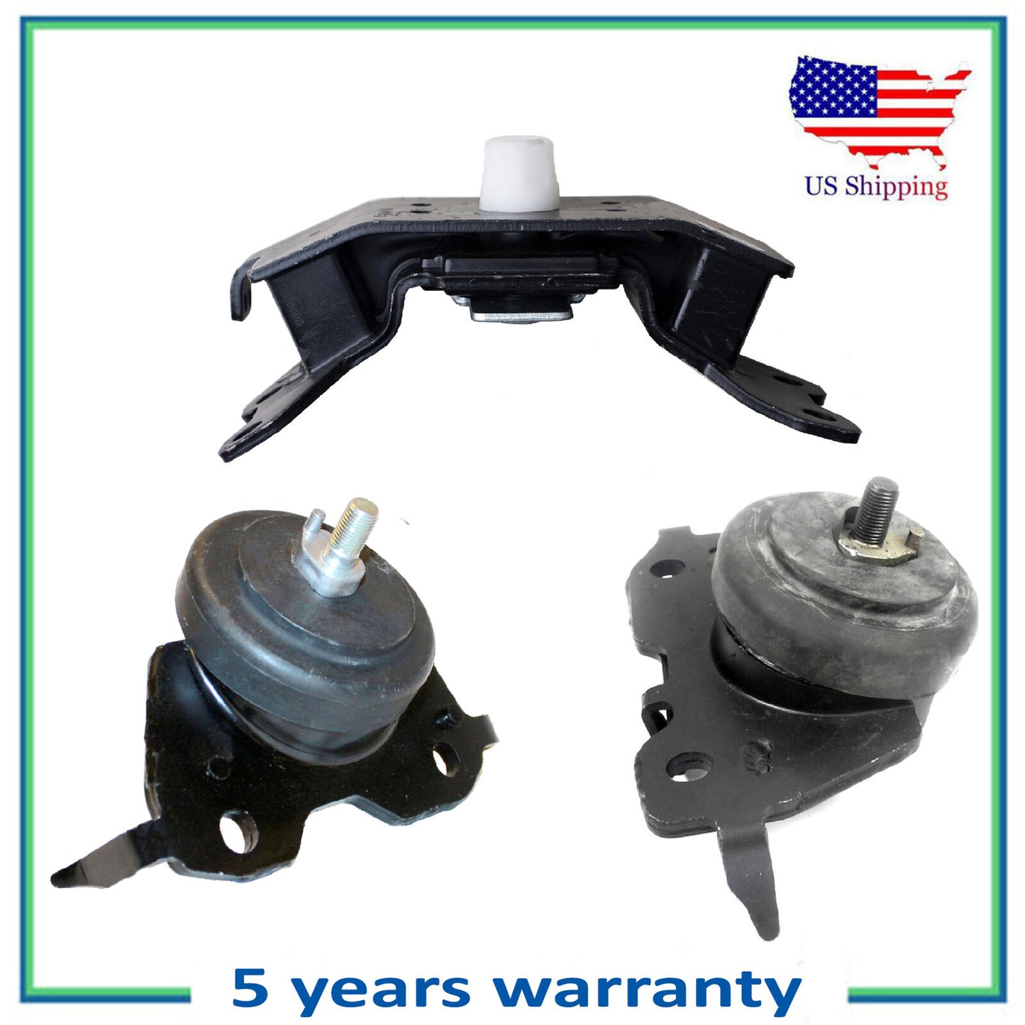 Set 3PCS Moteur & Auto Trans Montage Pour Toyota Sequoia Toundra 4.6L 5.7L 4WD