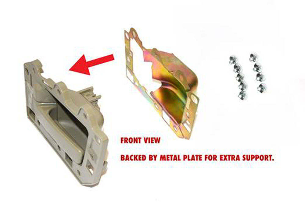 Arrière Droit Intérieur Porte Poignée BJ0008-NS Pour 05 Jeep Grand Cherokee Gris