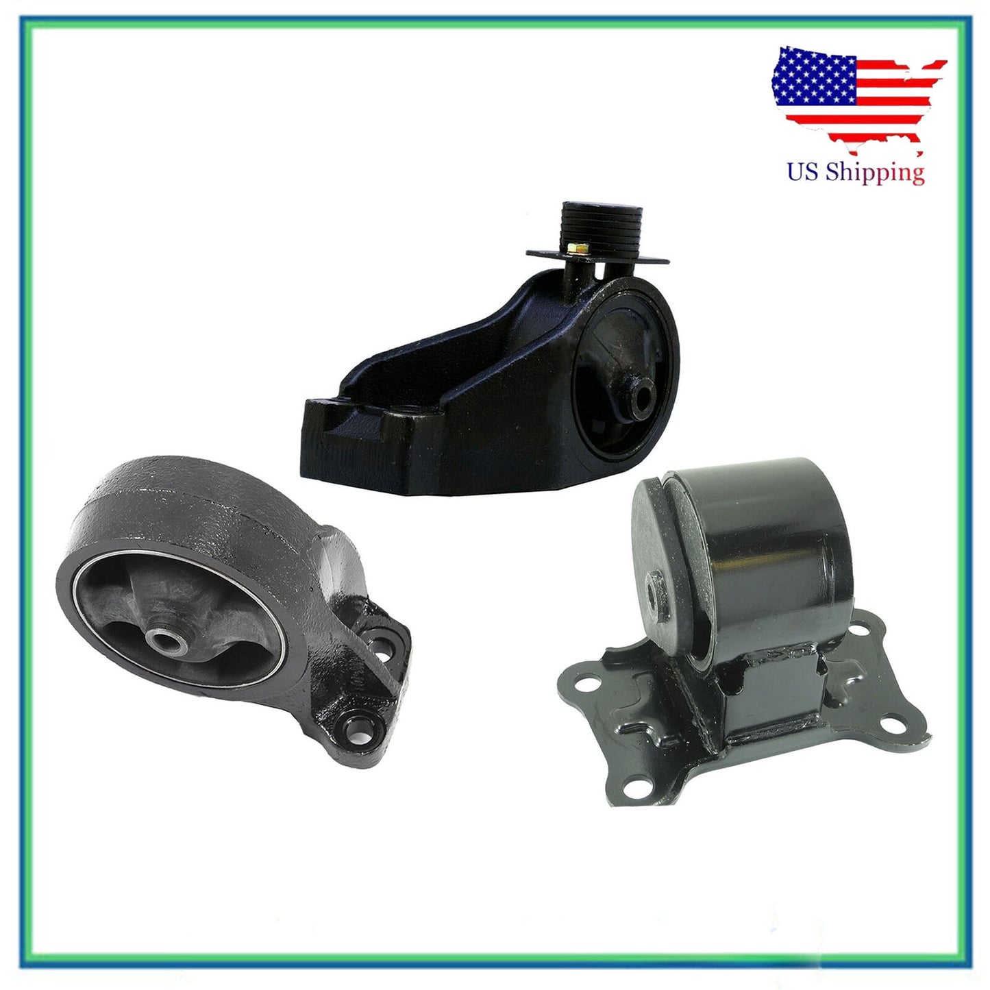 Juego 3PCS Motor & Transmisión Manual Montaje Para 99-01 Hyundai Sonata 2.5L