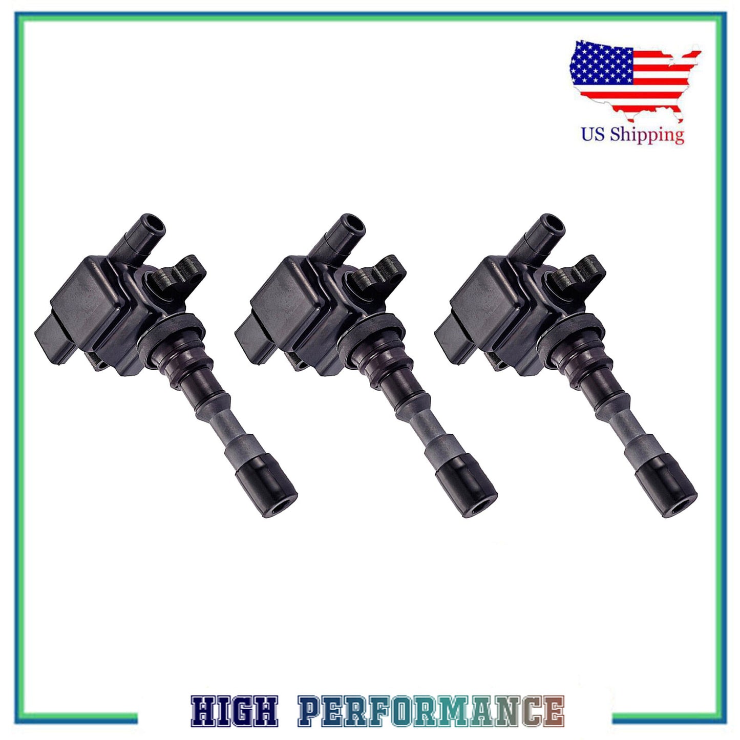 Set of 3PCS Ignition Coil For UF439 C1435 Hyundai XG350 Santa Fe Kia Amanti 3.5L