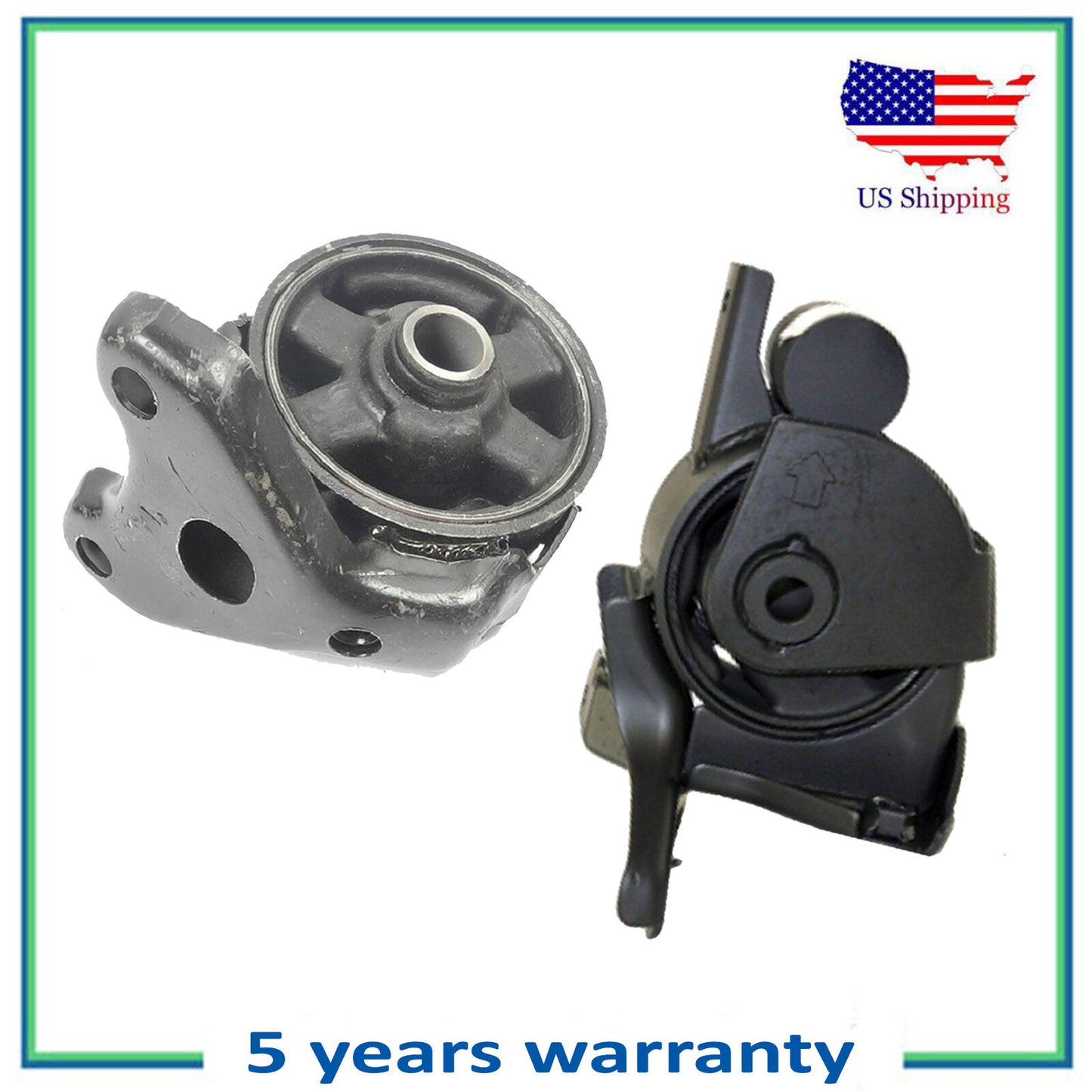 2PCS Engine Motor & Trans Mount For Standard Hyundai Tiburon 2.0L 7118 7172