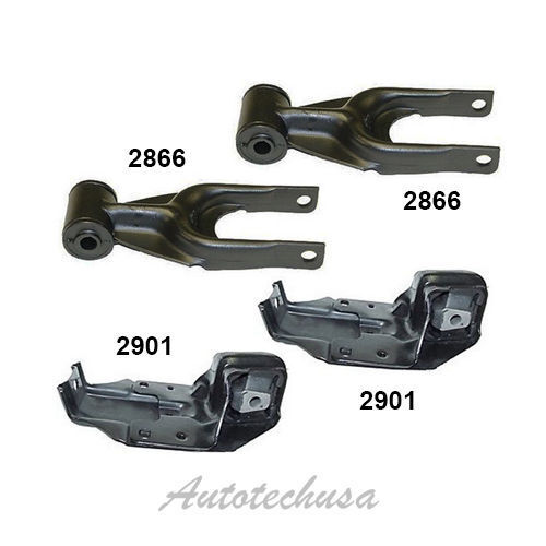 M658 Moteur Supports Set 4PCS Pour 2000-2005 Chevrolet Impala 3.4L 2901 2866