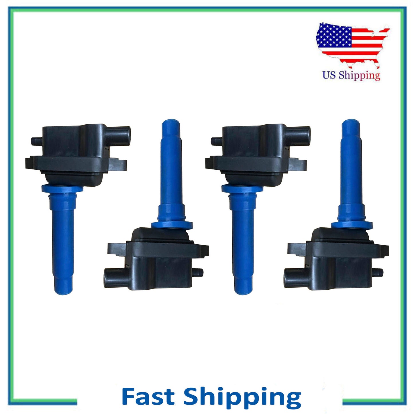 For Kia Spectra Sephia 1.8L 2.0L UF253 C1181 Set 4 PCS Ignition Coil B331 4