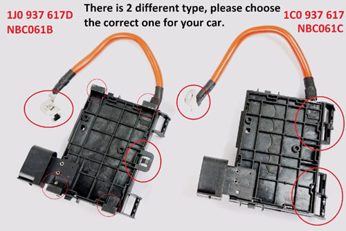 FB02 For VW Beetle Bora Jetta Golf MK4 AUDI Fuse Box & Connector 2PCS NBC061C